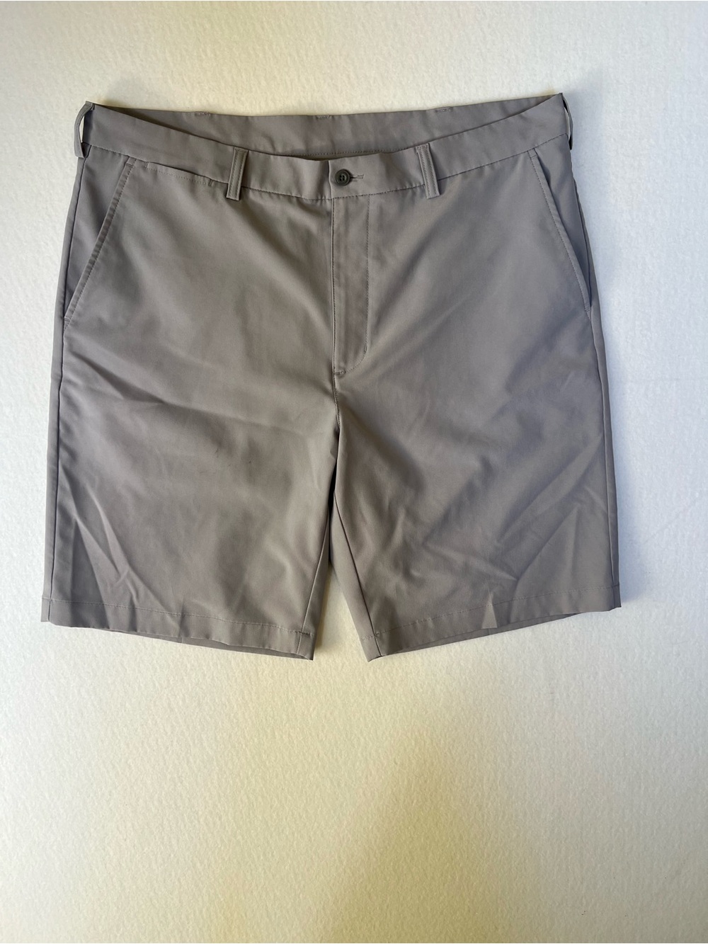 Links Edition Men’s 38 Gray Stretch Golf Shorts 9” Inseam Performance